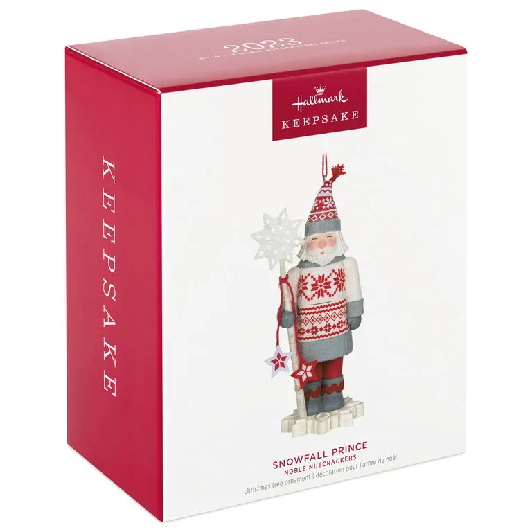 Hallmark Noble Nutcrackers Snowfall Prince Ornament 4 Hallmark Noble Nutcrackers Snowfall Prince Ornament - Image 4