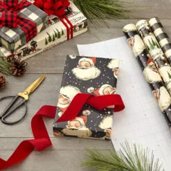 Hallmark Old-Fashioned Christmas 3-Pack Wrapping Paper, 120 Sq. Ft. 9 Hallmark Old-Fashioned Christmas 3-Pack Wrapping Paper, 120 Sq. Ft. -Hot Sale Hallmark Store OldFashioned Christmas 3Pack Wrapping Paper 5JXW1077 03
