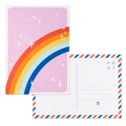 Hallmark Keep It Sunny Postcards, Book Of 10 13 Hallmark Keep It Sunny Postcards, Book Of 10 -Hot Sale Hallmark Store Orange and Blue Keep It Sunny Postcards 1SOM3857 04