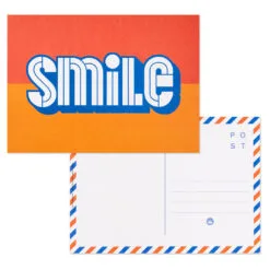 Hallmark Keep It Sunny Postcards, Book Of 10 16 Hallmark Keep It Sunny Postcards, Book Of 10 -Hot Sale Hallmark Store Orange and Blue Keep It Sunny Postcards 1SOM3857 07