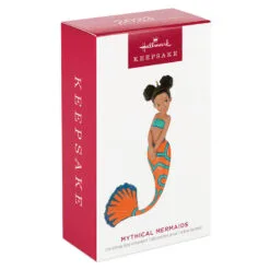 Hallmark Mythical Mermaids Ornament 9 Hallmark Mythical Mermaids Ornament -Hot Sale Hallmark Store Orange and Blue Mermaid Keepsake Ornament 1799QXR8257 04