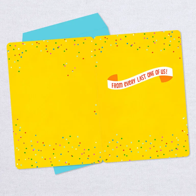 Hallmark 16" Party Cats And Dogs Jumbo Birthday Card From All 3 Hallmark 16" Party Cats And Dogs Jumbo Birthday Card From All - Image 3