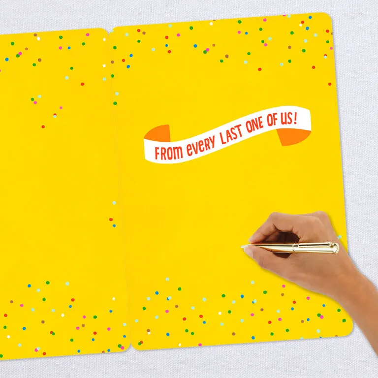 Hallmark 16" Party Cats And Dogs Jumbo Birthday Card From All 6 Hallmark 16" Party Cats And Dogs Jumbo Birthday Card From All - Image 6