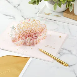 Hallmark Here's To A Happy Year Ahead 3D Pop-Up Birthday Card 17 Hallmark Here's To A Happy Year Ahead 3D Pop-Up Birthday Card -Hot Sale Hallmark Store Party Decorations 3D PopUp Birthday Card 1299LAD2899 08