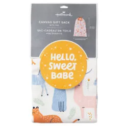 Hallmark 28" Pastel Animals Large Fabric Gift Bag With Tag 11 Hallmark 28" Pastel Animals Large Fabric Gift Bag With Tag -Hot Sale Hallmark Store Pastel Animals Fabric Gift Sack With Tag 1499EGB7167 07