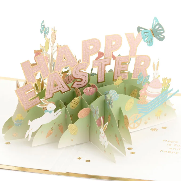 Hallmark Happy Surprises 3D Pop-Up Easter Card 1 Hallmark Happy Surprises 3D Pop-Up Easter Card