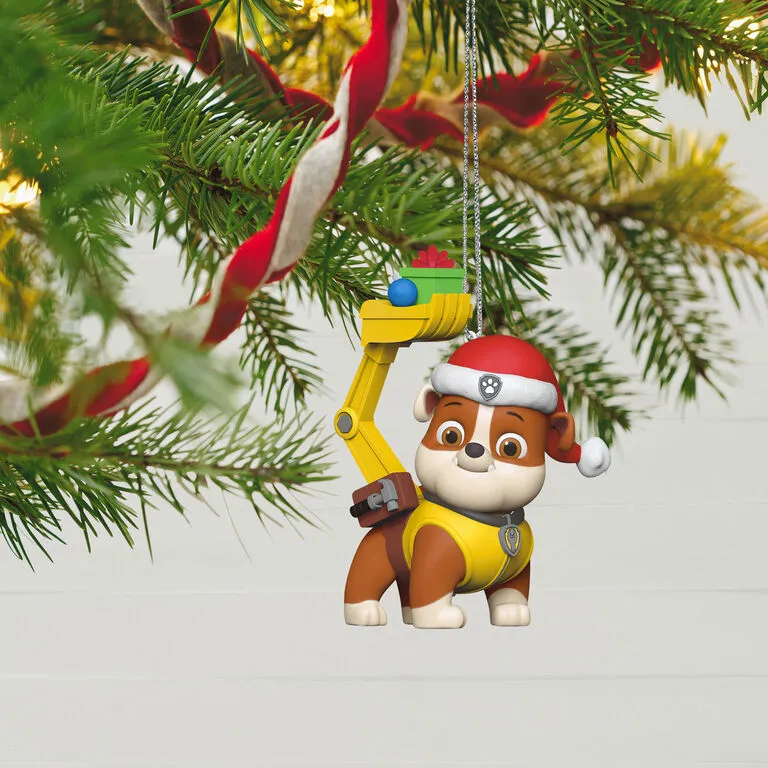 Hallmark Paw Patrol™ Rubble's Special Delivery Ornament 2 Hallmark Paw Patrol™ Rubble's Special Delivery Ornament - Image 2