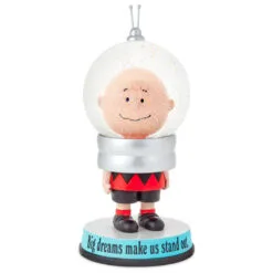 Hallmark Peanuts® Charlie Brown Big Dreams Snow Globe 6 Hallmark Peanuts® Charlie Brown Big Dreams Snow Globe -Hot Sale Hallmark Store Peanuts Charlie Brown Figurine Big Dreams Snow Globe 1PAJ3548 03