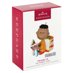 Hallmark The Peanuts® Gang Franklin Ornament 9 Hallmark The Peanuts® Gang Franklin Ornament -Hot Sale Hallmark Store Peanuts Franklin Reading Comics Keepsake Ornament 1899QXE3289 04
