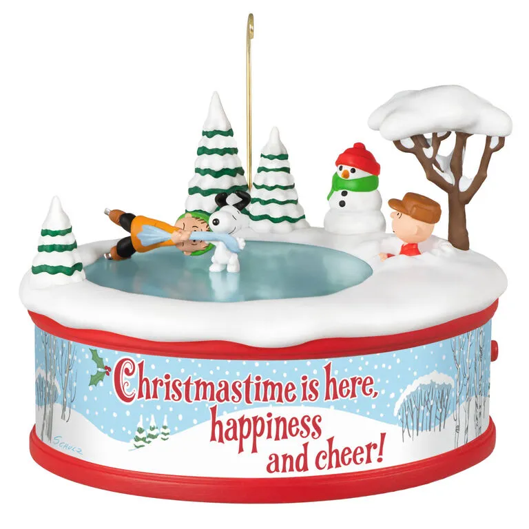Hallmark The Peanuts® Gang Christmastime Is Here Musical Ornament With Motion 1 Hallmark The Peanuts® Gang Christmastime Is Here Musical Ornament With Motion
