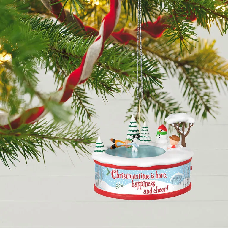 Hallmark The Peanuts® Gang Christmastime Is Here Musical Ornament With Motion 2 Hallmark The Peanuts® Gang Christmastime Is Here Musical Ornament With Motion - Image 2