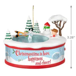 Hallmark The Peanuts® Gang Christmastime Is Here Musical Ornament With Motion 8 Hallmark The Peanuts® Gang Christmastime Is Here Musical Ornament With Motion -Hot Sale Hallmark Store Peanuts Gang Ice Skating Keepsake Ornament 3999QXI7037 03