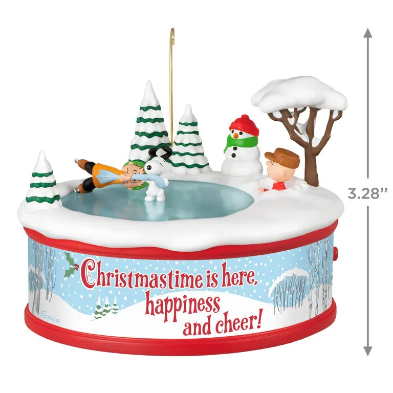 Hallmark The Peanuts® Gang Christmastime Is Here Musical Ornament With Motion 3 Hallmark The Peanuts® Gang Christmastime Is Here Musical Ornament With Motion - Image 3
