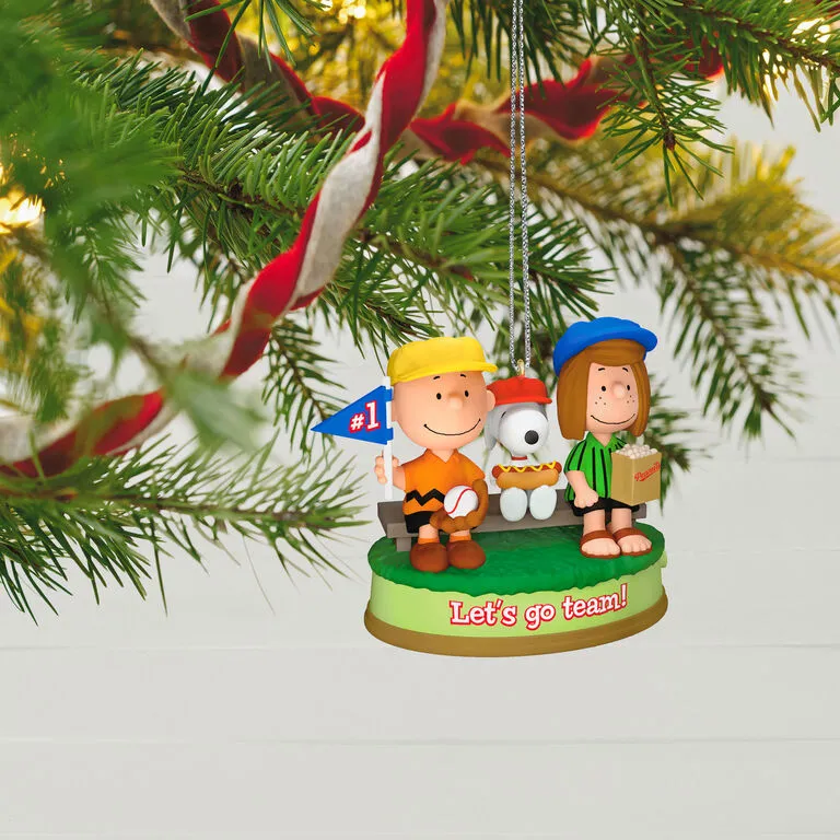 Hallmark The Peanuts® Gang Batter Up! Musical Ornament 2 Hallmark The Peanuts® Gang Batter Up! Musical Ornament - Image 2
