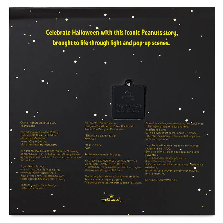 Hallmark Peanuts® It's The Great Pumpkin, Charlie Brown Lighted Pop-Up Book 2 Hallmark Peanuts® It's The Great Pumpkin, Charlie Brown Lighted Pop-Up Book - Image 2