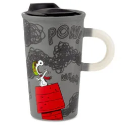 Hallmark Peanuts® Flying Ace Snoopy Color Changing Travel Mug, 16 Oz. -Hot Sale Hallmark Store Peanuts Snoopy Flying Ace Color Change Travel Mug 1PAJ3528 04