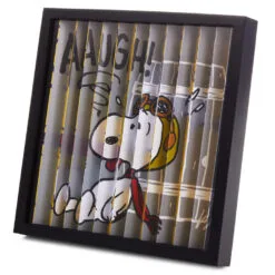 Hallmark Peanuts® Flying Ace Snoopy Dual-Image Framed Artwork, 10x10 -Hot Sale Hallmark Store Peanuts Snoopy Flying Ace Lenticular Framed Art 1PAJ3525 02