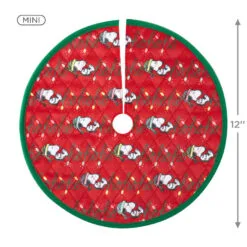Hallmark Mini The Peanuts® Gang Snoopy Christmas Tree Topper And Tree Skirt, Set Of 2 11 Hallmark Mini The Peanuts® Gang Snoopy Christmas Tree Topper And Tree Skirt, Set Of 2 -Hot Sale Hallmark Store Peanuts Snoopy Mini Keepsake Tree Skirt and Topper 2599QSB6249 04