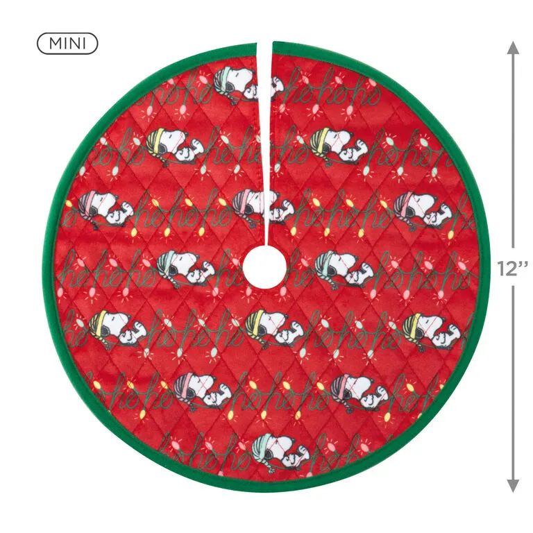 Hallmark Mini The Peanuts® Gang Snoopy Christmas Tree Topper And Tree Skirt, Set Of 2 4 Hallmark Mini The Peanuts® Gang Snoopy Christmas Tree Topper And Tree Skirt, Set Of 2 - Image 4