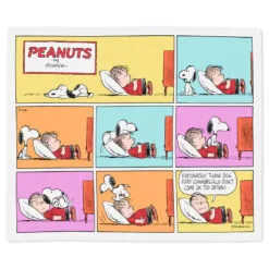 Hallmark Peanuts® Snoopy And Linus Comic Strip Throw Blanket, 50x60 5 Hallmark Peanuts® Snoopy And Linus Comic Strip Throw Blanket, 50x60 -Hot Sale Hallmark Store Peanuts Snoopy and Linus Comic Strip Throw Blanket 1PAJ3509 03