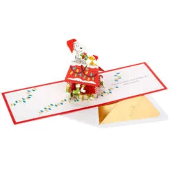 Hallmark Peanuts® Snoopy Joy To The World 3D Pop-Up Christmas Card 11 Hallmark Peanuts® Snoopy Joy To The World 3D Pop-Up Christmas Card -Hot Sale Hallmark Store Peanuts Snoopy and Woodstock 3D PopUp Christmas Card 1499IXC8994 03