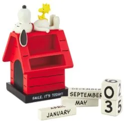 Hallmark Peanuts® Snoopy Smile Perpetual Calendar 6 Hallmark Peanuts® Snoopy Smile Perpetual Calendar -Hot Sale Hallmark Store Peanuts Snoopy on Doghouse Smile Perpetual Calendar 1PAJ2127 03