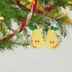 Hallmark Pear-fect Together Ornament 7 Hallmark Pear-fect Together Ornament -Hot Sale Hallmark Store Pearfect Together Fruit Keepsake Ornament 1899QGO2887 02