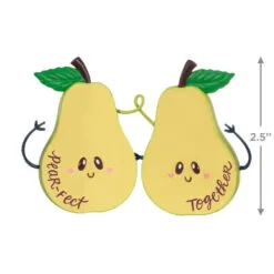 Hallmark Pear-fect Together Ornament 8 Hallmark Pear-fect Together Ornament -Hot Sale Hallmark Store Pearfect Together Fruit Keepsake Ornament 1899QGO2887 03