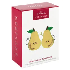 Hallmark Pear-fect Together Ornament 9 Hallmark Pear-fect Together Ornament -Hot Sale Hallmark Store Pearfect Together Fruit Keepsake Ornament 1899QGO2887 04