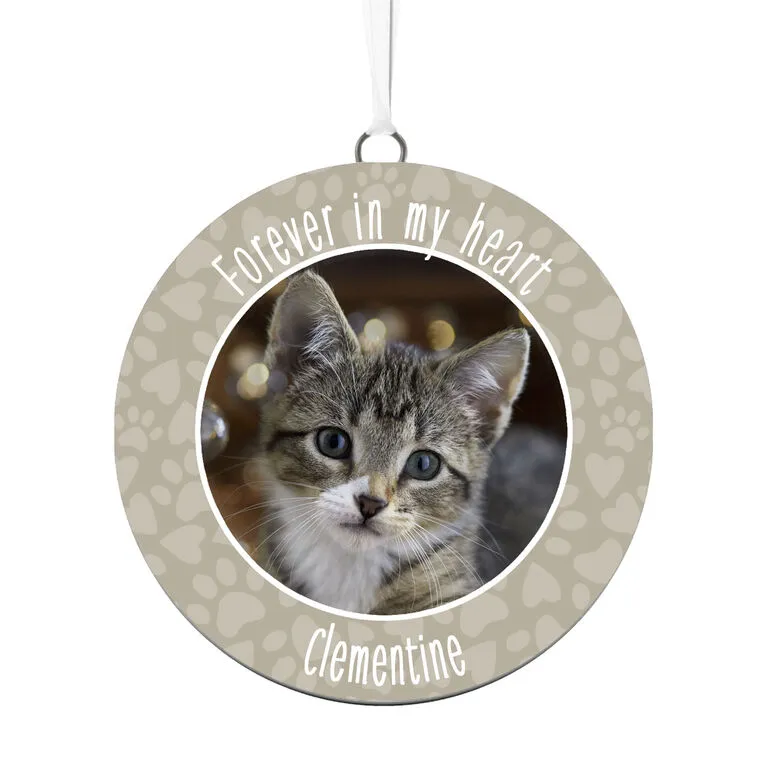 Hallmark Pet Memorial Personalized Text And Photo Ceramic Ornament 1 Hallmark Pet Memorial Personalized Text And Photo Ceramic Ornament