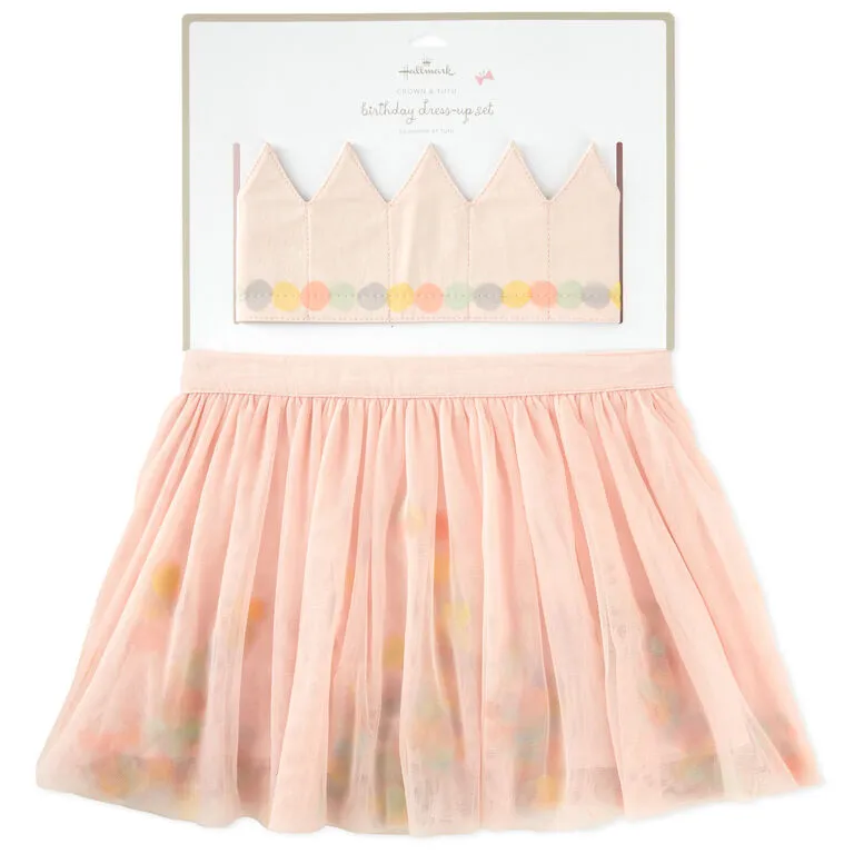 Hallmark Pink Birthday Crown And Tutu, Set Of 2 3 Hallmark Pink Birthday Crown And Tutu, Set Of 2 - Image 3