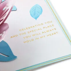Hallmark The Special Place You Will Always Hold In My Heart Love Card 12 Hallmark The Special Place You Will Always Hold In My Heart Love Card -Hot Sale Hallmark Store Pink Lotus Flower 3D PopUp Love Card for Her 1299LAD2887 04