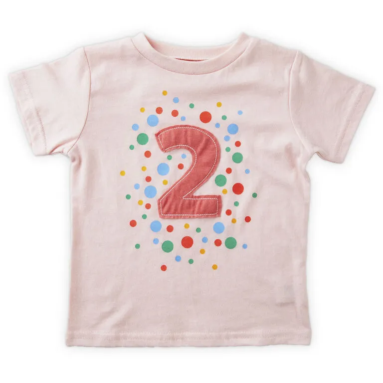 Hallmark Pink Second Birthday T-Shirt, 2T 1 Hallmark Pink Second Birthday T-Shirt, 2T