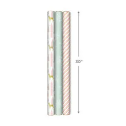 Hallmark Pink And Mint Assorted 3-Pack Christmas Wrapping Paper, 120 Sq. Ft. 13 Hallmark Pink And Mint Assorted 3-Pack Christmas Wrapping Paper, 120 Sq. Ft. -Hot Sale Hallmark Store Pink and Mint Christmas Wrapping Paper Assortment 5JXW1083 07