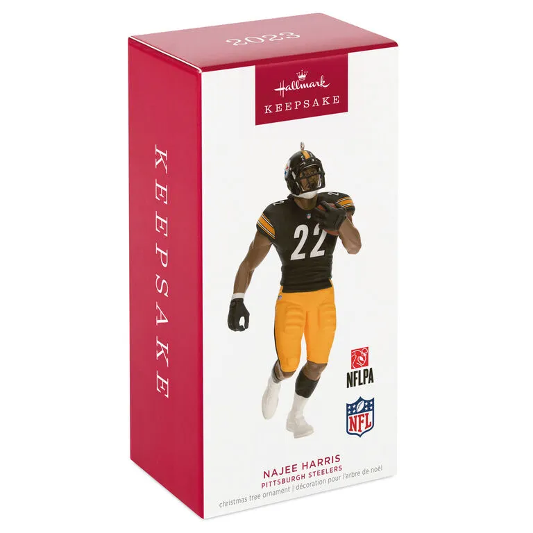 Hallmark NFL Pittsburgh Steelers Najee Harris Ornament 4 Hallmark NFL Pittsburgh Steelers Najee Harris Ornament - Image 4