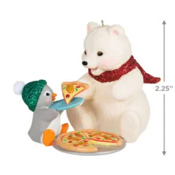 Hallmark Snowball And Tuxedo Sharing A Slice Ornament 8 Hallmark Snowball And Tuxedo Sharing A Slice Ornament -Hot Sale Hallmark Store Polar Bear and Penguin Keepsake Ornament 1799QXR8049 03