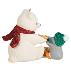 Hallmark Snowball And Tuxedo Sharing A Slice Ornament 11 Hallmark Snowball And Tuxedo Sharing A Slice Ornament -Hot Sale Hallmark Store Polar Bear and Penguin Keepsake Ornament 1799QXR8049 06