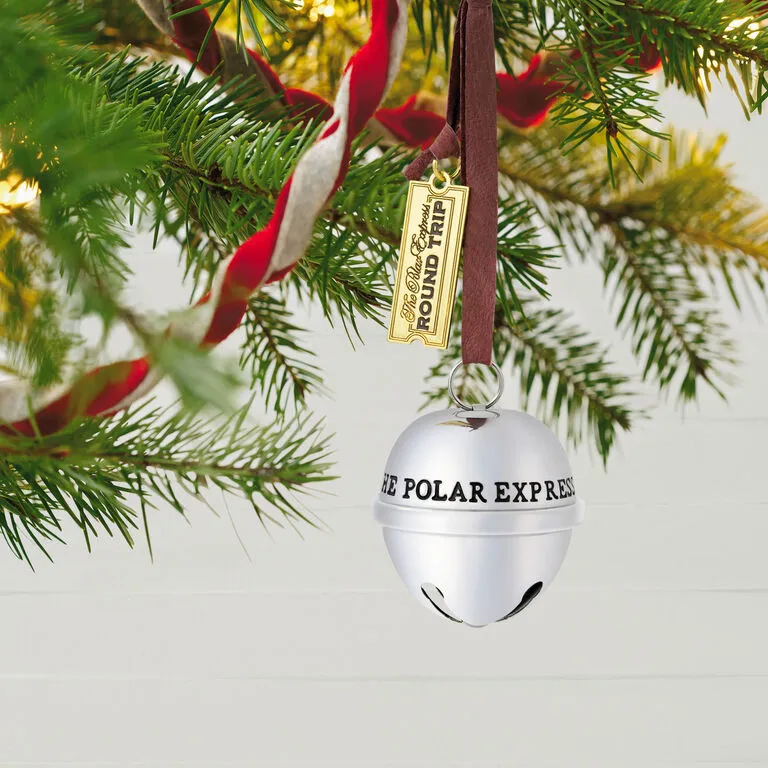 Hallmark The Polar Express™ Santa's Sleigh Bell 2023 Metal Ornament 2 Hallmark The Polar Express™ Santa's Sleigh Bell 2023 Metal Ornament - Image 2