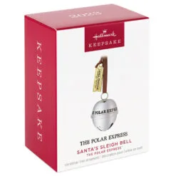 Hallmark The Polar Express™ Santa's Sleigh Bell 2023 Metal Ornament 9 Hallmark The Polar Express™ Santa's Sleigh Bell 2023 Metal Ornament -Hot Sale Hallmark Store Polar Express Sleigh Bell Keepsake Ornament 1799QXI6069 04