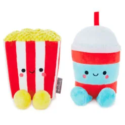 Hallmark Better Together Popcorn And Slushie Magnetic Plush, 5" 5 Hallmark Better Together Popcorn And Slushie Magnetic Plush, 5" -Hot Sale Hallmark Store Popcorn and Slushie Magnetic Plush 1KID2090 03