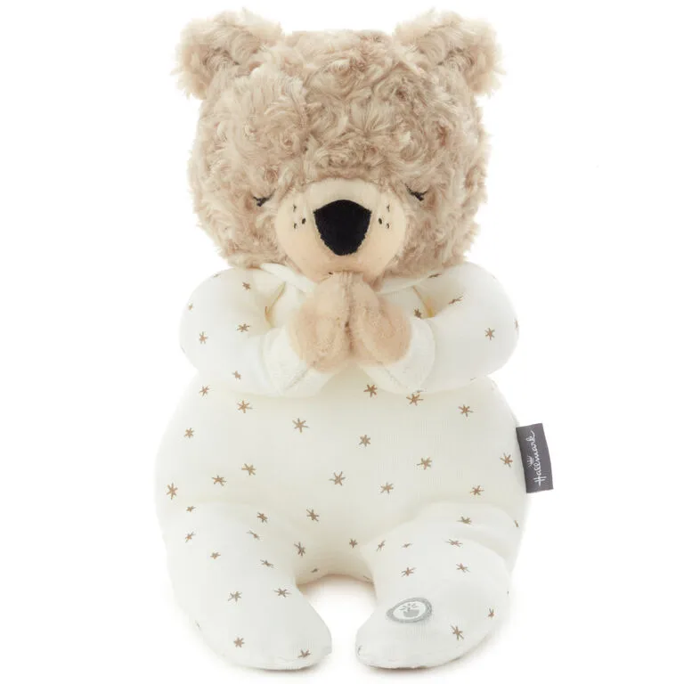 Hallmark Prayer Bear Recordable Stuffed Animal, 10.5" 1 Hallmark Prayer Bear Recordable Stuffed Animal, 10.5"