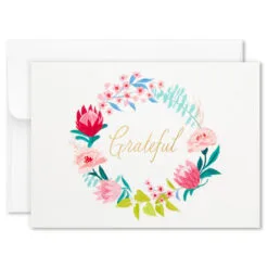 Hallmark Pretty Floral Assorted Blank Thank-You Notes, Box Of 24 14 Hallmark Pretty Floral Assorted Blank Thank-You Notes, Box Of 24 -Hot Sale Hallmark Store Pretty Floral Assorted Blank ThankYou Notes in Box 1499TYN2424 05