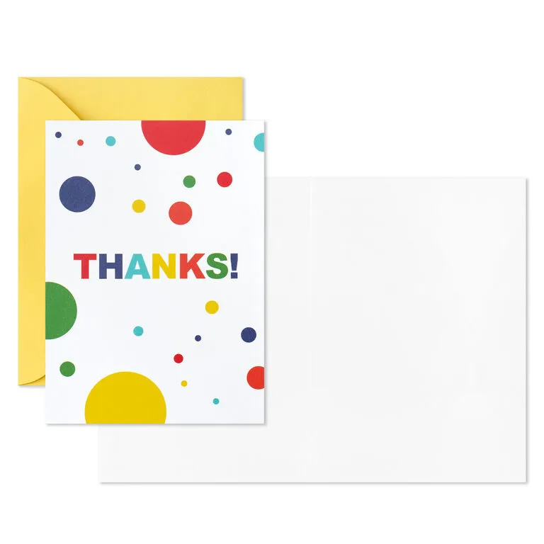 Hallmark Primary Colors Assorted Blank Thank-You Notes, Pack Of 48 2 Hallmark Primary Colors Assorted Blank Thank-You Notes, Pack Of 48 - Image 2