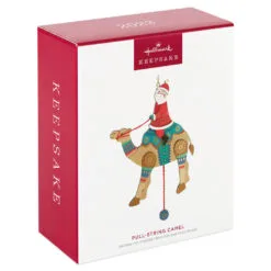 Hallmark Pull-String Camel With Santa Wood Ornament -Hot Sale Hallmark Store PullString Camel With Santa Keepsake Ornament 2499QGO2977 04