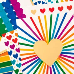 Hallmark Rainbow Hearts Boxed Blank Notes Assortment, Pack Of 24 6 Hallmark Rainbow Hearts Boxed Blank Notes Assortment, Pack Of 24 -Hot Sale Hallmark Store Rainbow Hearts Assorted Boxed Blank Note Cards 5STZ1178 02