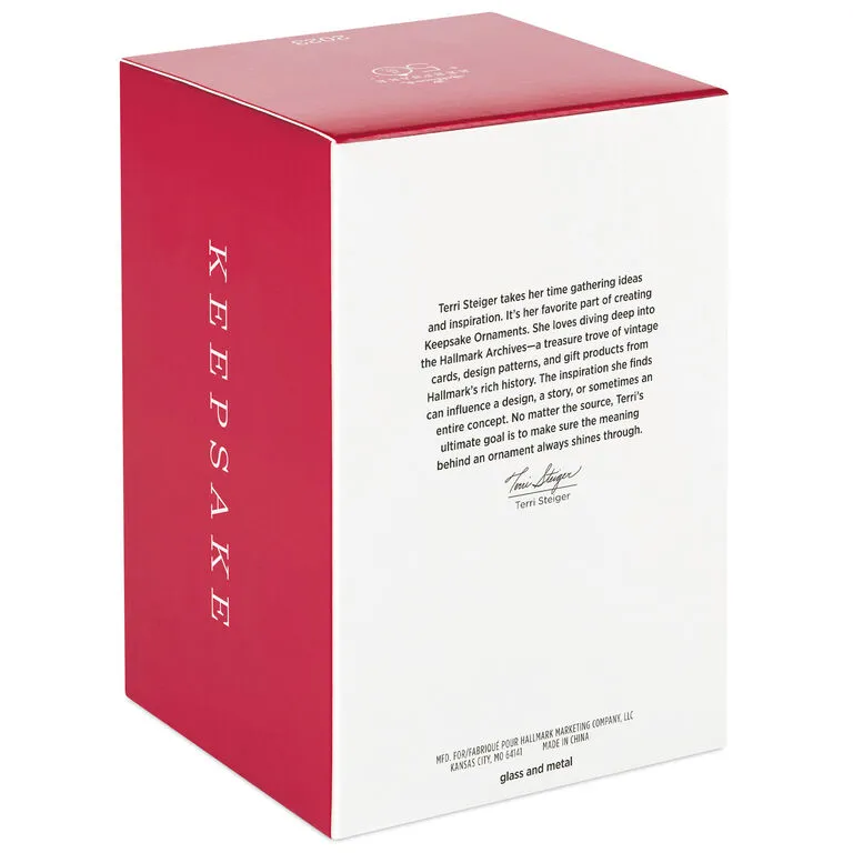 Hallmark Keepsake Ornament 50th Anniversary Christmas Commemorative Special Edition Glass And Metal Ornament 5 Hallmark Keepsake Ornament 50th Anniversary Christmas Commemorative Special Edition Glass And Metal Ornament - Image 5