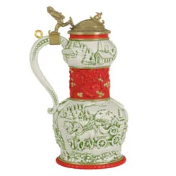 Hallmark Beer Stein Special Edition 2023 Ornament 11 Hallmark Beer Stein Special Edition 2023 Ornament -Hot Sale Hallmark Store Red Green and Gold Beer Stein Keepsake Ornament 1999QGO2807 06