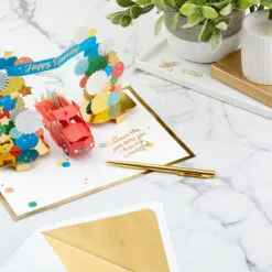 Hallmark Celebrating You Red Truck And Banner 3D Pop-Up Birthday Card 17 Hallmark Celebrating You Red Truck And Banner 3D Pop-Up Birthday Card -Hot Sale Hallmark Store Red Truck and Banner 3D PopUp Birthday Card 1299LAD2896 08