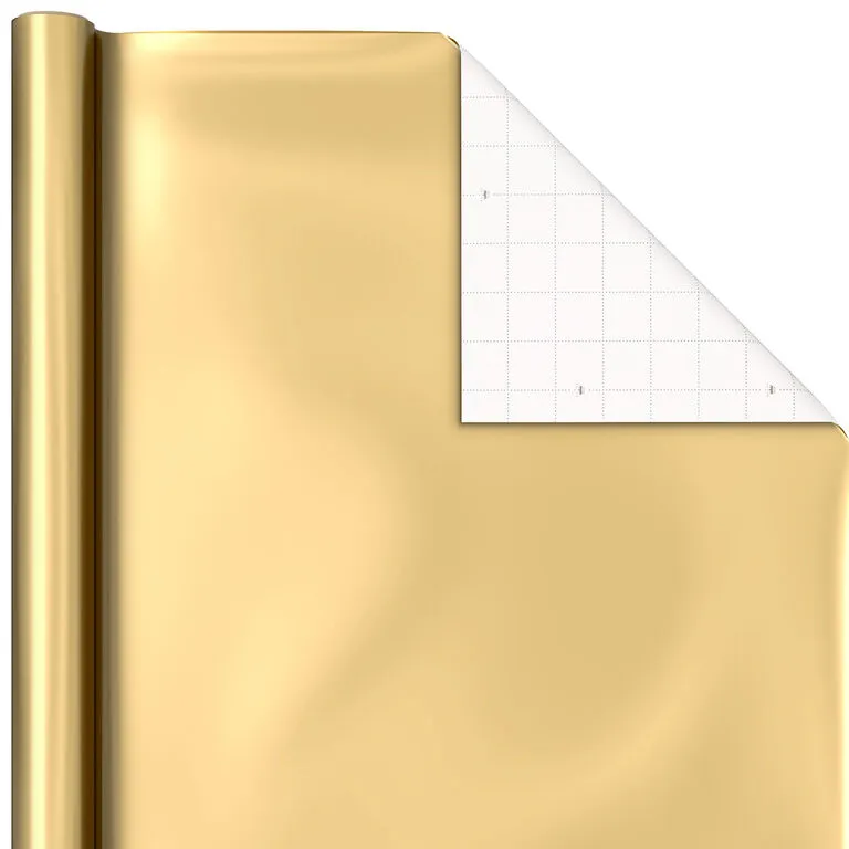 Hallmark Red, Green, Gold Foil 3-Pack Christmas Wrapping Paper, 60 Sq. Ft. 5 Hallmark Red, Green, Gold Foil 3-Pack Christmas Wrapping Paper, 60 Sq. Ft. - Image 5