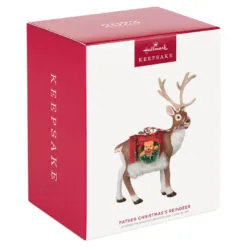 Hallmark Father Christmas's Reindeer Ornament 9 Hallmark Father Christmas's Reindeer Ornament -Hot Sale Hallmark Store Reindeer With Toy Sack Keepsake Ornament 2199QXE3287 04
